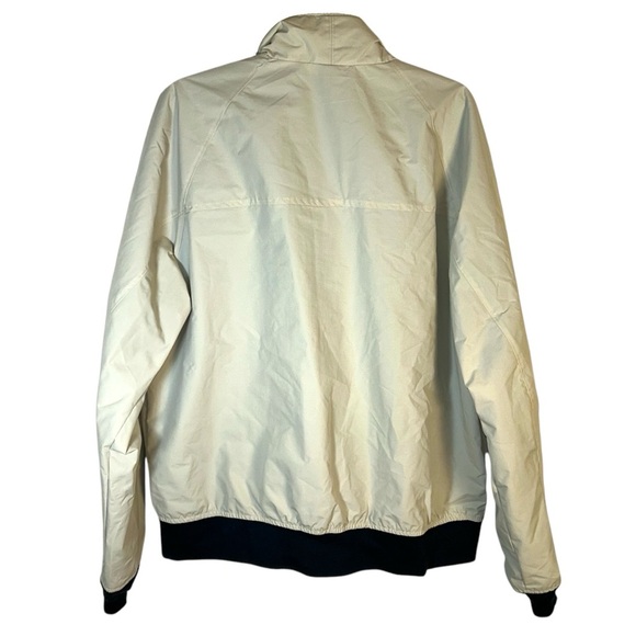 Lands End Mens L 42-44 Squall Classic Light Weight Cream Waterproof Nylon Jacket - Picture 2 of 12